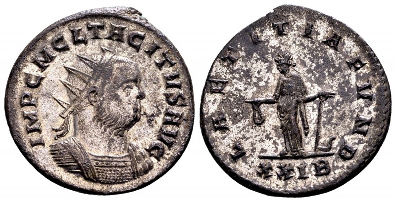 Tacitus. Rome, 276 AD. Æ antoninianus, 3.92 g.  IMP C M CL TACITVS AVG radiate, ...