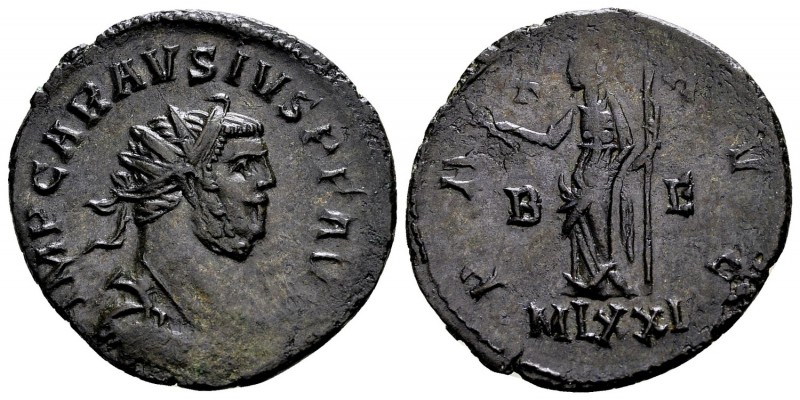 Carausius. Londinium, 289-290 AD. Æ antoninianus, 4.43 g.  IMP CARAVSIVS P F AVG...
