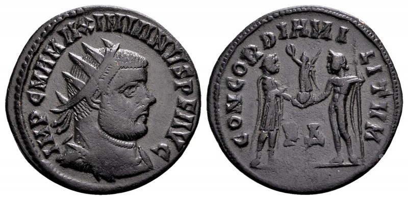 Maximianus Herculius. Cyzicus, 286-305 AD.  Æ antoninianus, 3,05 g.  IMP C MA MA...