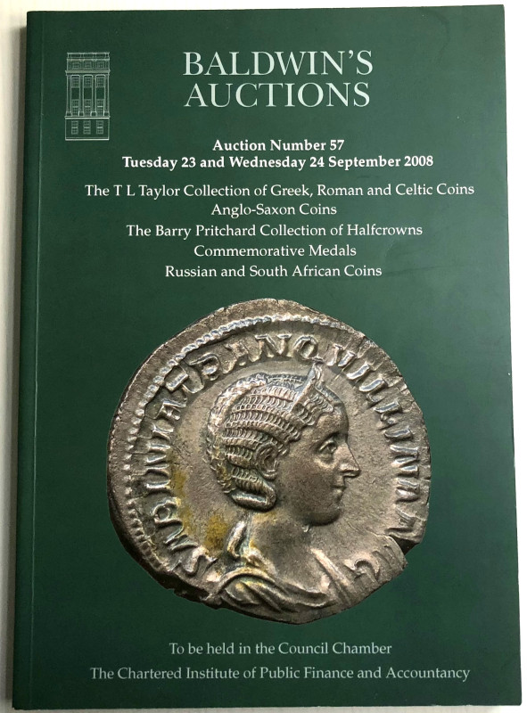 Baldwin's. Auction 57. The TL Taylor Collection of Greek, Roman and Celtic Coins...