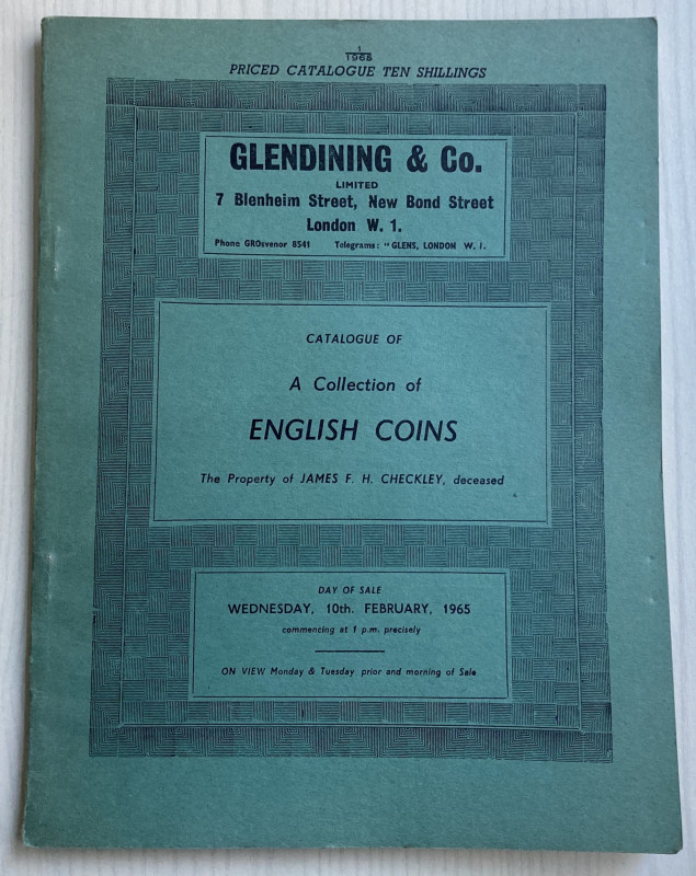 Glendining & Co. Catalogue of A Collection of English Coins The Property of Jame...