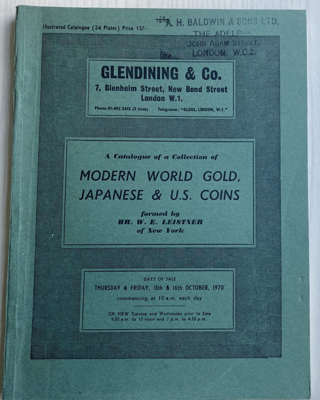 Glendining & Co. Catalogue of a collection of Modern World Gold, Japanese & U.S....