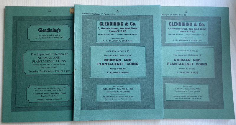 Glendining & Co. 3 Catalogues. I) Catalogue of part 1 of The Important Collectio...