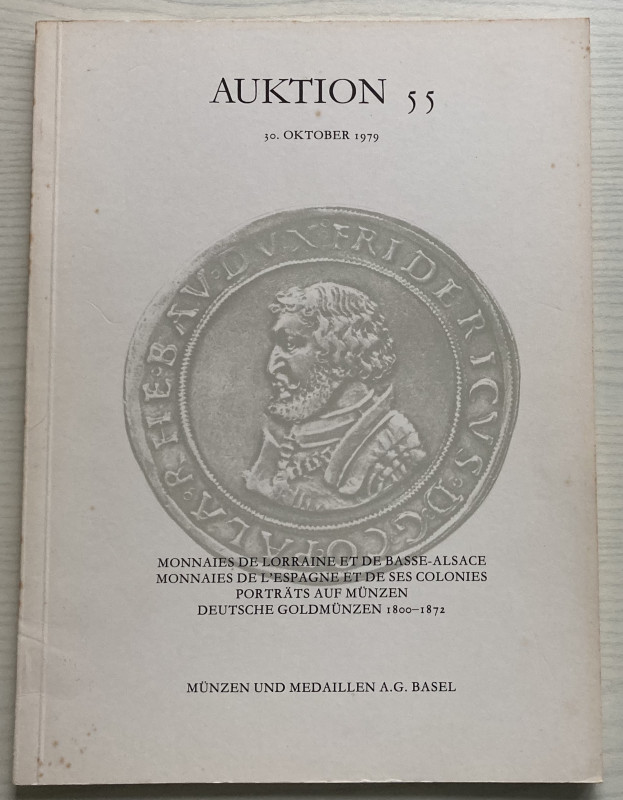 Munzen und Medaillen Auktion 55. Monnaies de Lorraine et de Basse-Alsace. Monnai...