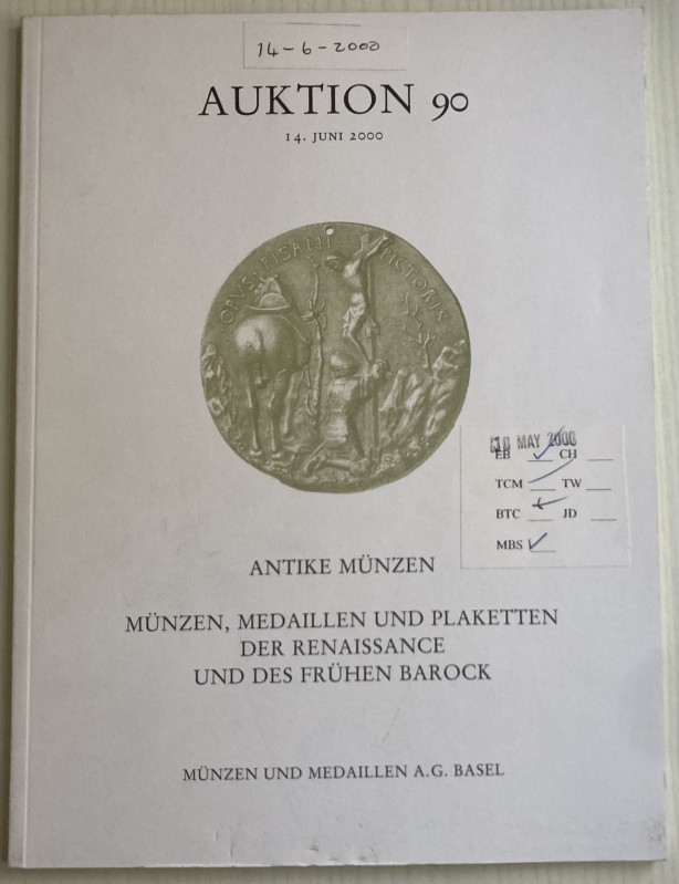 Munzen und Medaillen Auction 90. Antike Munzen Munzen, Medaillen und Plaketten d...