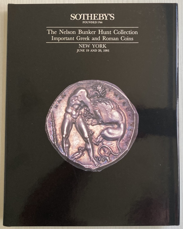 Sotheby's The Nelson Bunker Hunt Collection Important Greek and Roman Coins. New...