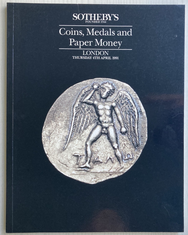 Sotheby's. Catalogue of Ancient, Islamic, English and Foreign Coins, Commemorati...