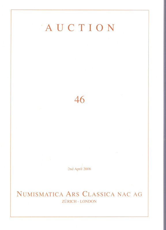 ARS CLASSICA NAC AG - Auction 46. Greek Roman and Byzantine coins. Zurich, 2 - A...