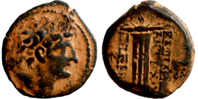 SELEUKID KINGS of SYRIA. Antioch mint ?. Antiochus (VI Dionysus ?, 144-142 BC). AE bronze. 
