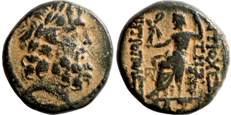 SYRIA. Antioch. Civic issue (100-1 BC). AE bronze. Obv: laureate head of Zeus, r...