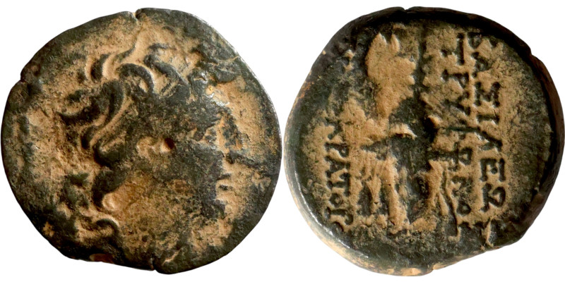 SELEUKID KINGS of SYRIA. Antioch mint. Antiochos IX Kyzikenos (114/3-95 BC). AE ...