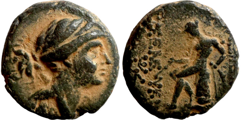 SELEUKID KINGS of SYRIA. Uncertain ruler. Obverse: Bust of diane. Reverse: Figur...