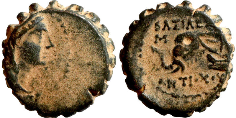 SELEUKID KINGS of SYRIA. Antioch mint. Antiochus IV Epiphanes, Laodice IV (175-1...