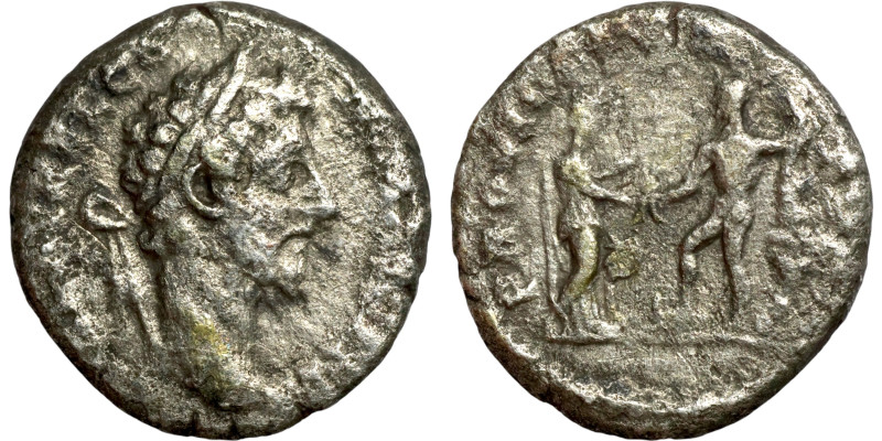 Commodus (179-192) Denarius Obverse: L AEL AVREL COMM AVG P FEL, laureate head r...