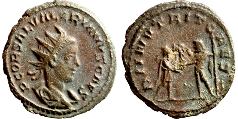 Walerian II. Bilon Antoninianus.

20mm 3.85g