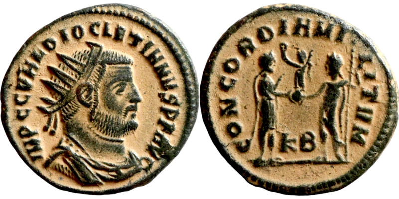 Diocletian (284-294 AD). Antoninianus. Obv.: IMP C C VAL DIOCLETIANVS AVG Bust o...