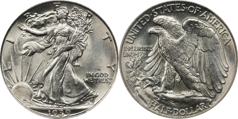 1939-S Walking Liberty Half Dollar. MS-64 (PCGS). OGH Generation 2.1.
PCGS# 660...