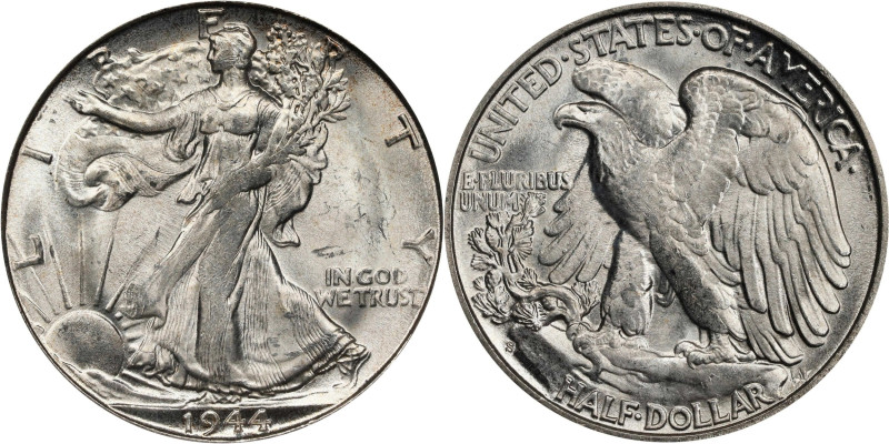 1944-S Walking Liberty Half Dollar. MS-64 (PCGS). CAC. OGH Generation 2.1.
PCGS...