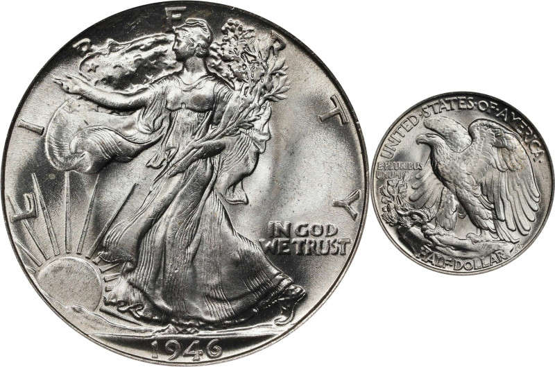 1946 Walking Liberty Half Dollar. MS-64 (PCGS). CAC. OGH Generation 2.1.
PCGS# ...