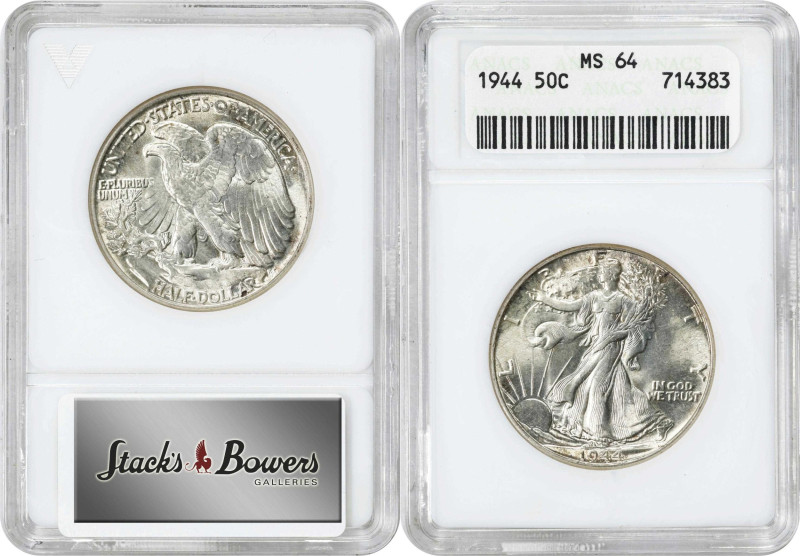 Lot of (2) 1940s Walking Liberty Half Dollars. MS-64 (PCGS). OH.
Included are: ...