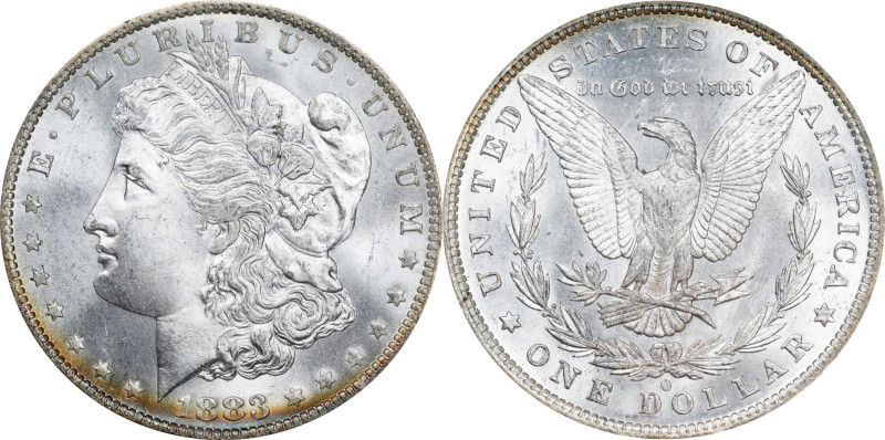 1883-O Morgan Silver Dollar. MS-65 (PCGS). OGH Generation 1.2 Rattler.
PCGS# 71...