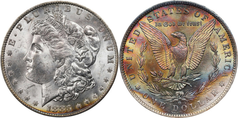 1883-O Morgan Silver Dollar. MS-63 (PCGS). CAC. OGH Generation 1.2 Rattler.
PCG...