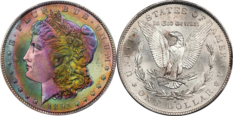 1891-S Morgan Silver Dollar. Unc Details--Questionable Color (PCGS).
PCGS# 7210...