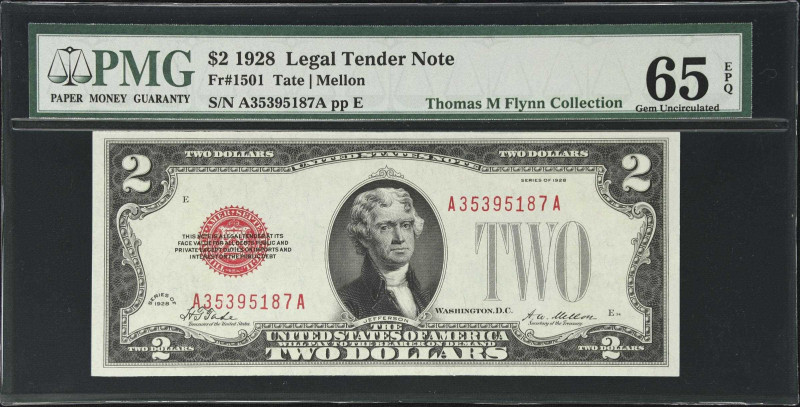 Fr. 1501. 1928 $2 Legal Tender Note. PMG Gem Uncirculated 65 EPQ.
Representativ...