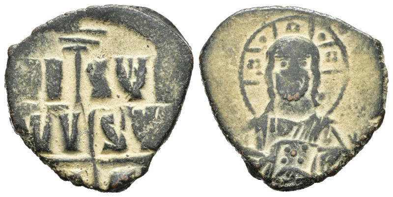 FOLLIS ANONIMO. Periodo di Romano III (c. 1028-1034). Follis classe B per Costan...