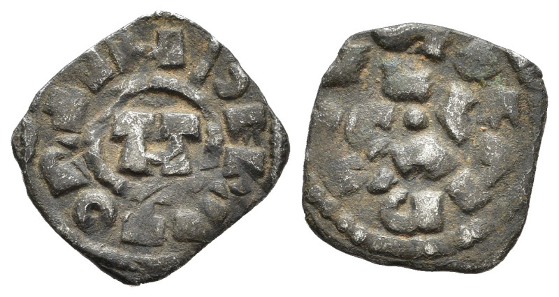 LUCCA. Enrico III, IV o V di Franconia (1039-1125). Denaro. MI (g 0,89). + IMPER...