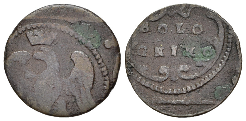 MODENA. Francesco III d'Este (1737-1780). Bolognino. AE (g 2,38). Aquila coronat...