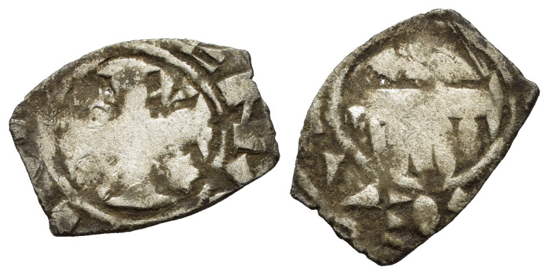 ROMA. Senato Romano (1184-1439). Denaro Provisino. MI (g 0,58). Croce; nei quart...