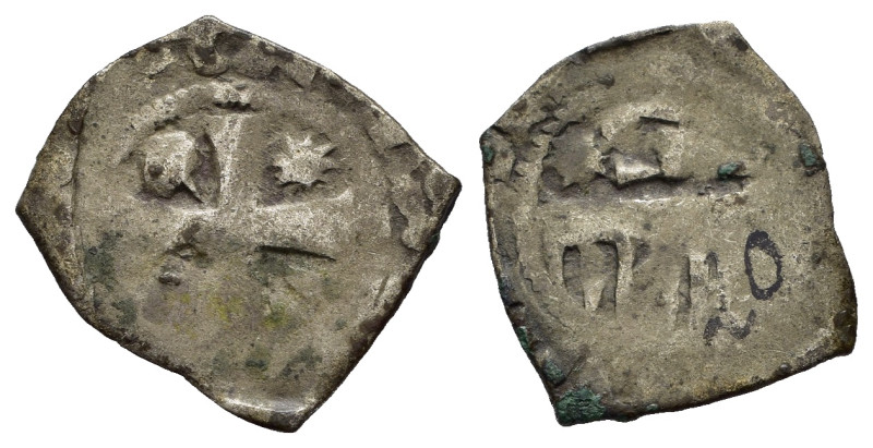 ROMA. Senato Romano (1184-1439). Denaro Provisino. MI (g 0,87). Croce; nei quart...