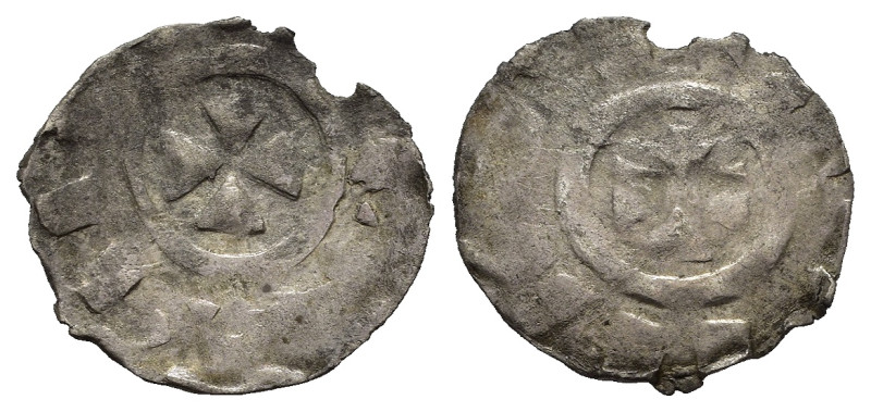 VENEZIA. Orio Malipiero (1178-1192). Denaro Scodellato. MI (g 0,41). Croce paten...