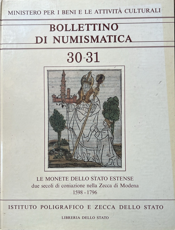 AA.VV.- Bollettino di Numismatica - Volume 30-31 - Doppio volume, Roma, 1998, pp...