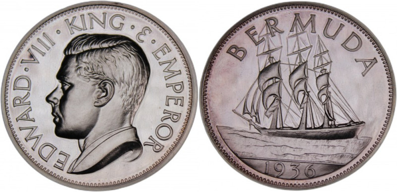 Bermuda Crown 1936 
 Bermuda Crown 1936 Silver&nbsp; KM-XM1A Edward VIII 30Gm 1...