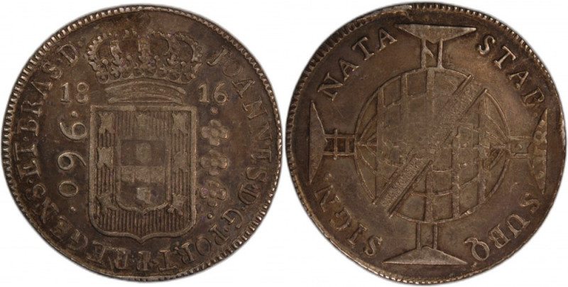 Brazil 960 Reis 1816 B 
 Brazil 960 Reis 1816 B Brazil 960 Reis 1816 B John VI ...