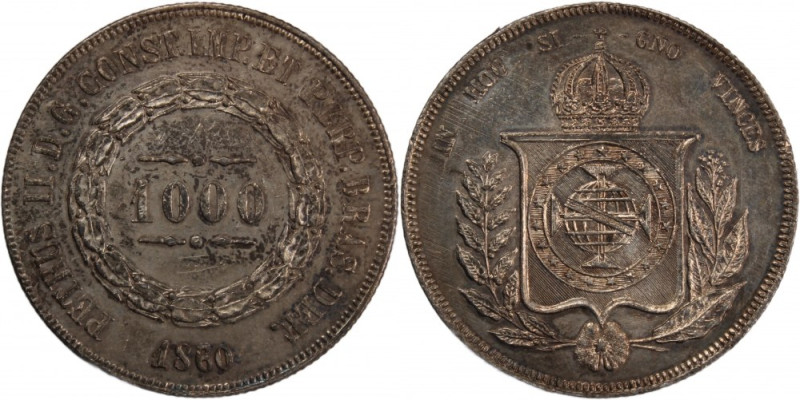 Brazil 1000 Reis 1860/50 
 Brazil 1000 Reis 1860/50 Brazil 1000 Reis 1860/50&nb...