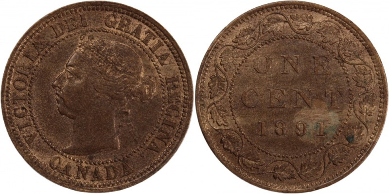 Canada 1 Cent 1891 Large date 
 Canada 1 Cent 1891 Large date Canada 1 Cent 189...