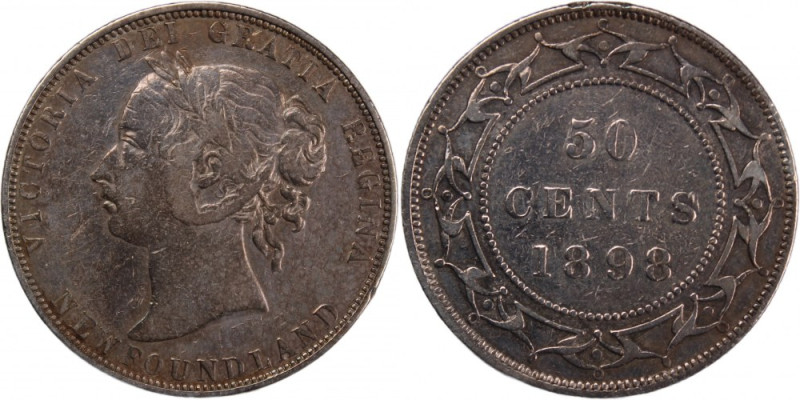 Canada Newfoundland 50 Cents 1898 
 Canada Newfoundland 50 Cents 1898 Newfoundl...