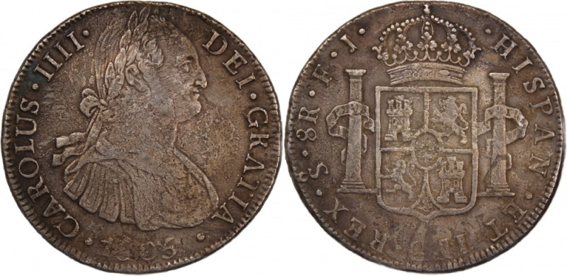 Chile 8 Reales 1805 So FJ 
 Chile 8 Reales 1805 So FJ Chile 8 Reales 1805 So FJ...