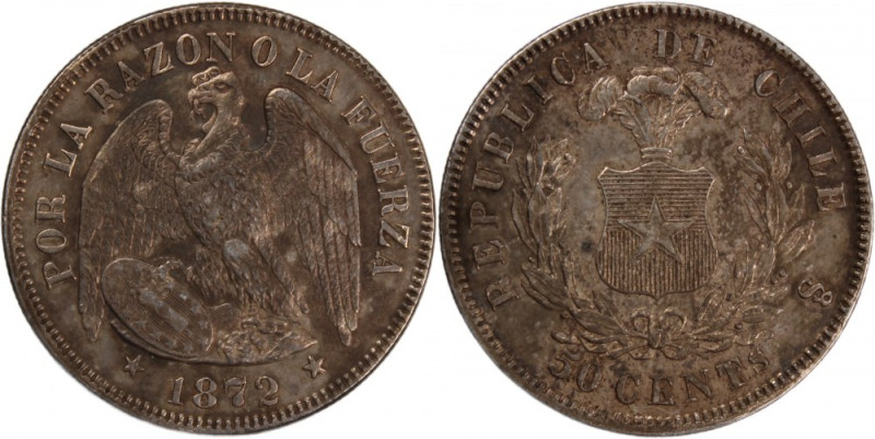 Chile 50 Centavos 1872 So 
 Chile 50 Centavos 1872 So Chile 50 Centavos 1872 So...