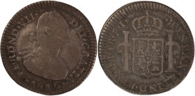 Colombia 1 Real 1816 FJ 
 Colombia 1 Real 1816 FJ Silver KM#68.1 Ferdinand VII 
Grade: VF+