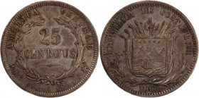 Costa Rica 25 Centavos 1890 
 Costa Rica 25 Centavos 1890 Silver KM#130

Grade: XF