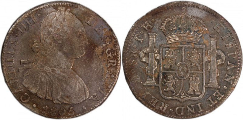 Mexico 8 Reales 1805 TH 
 Mexico 8 Reales 1805 TH Mexico 8 Reales 1805 TH Mexic...