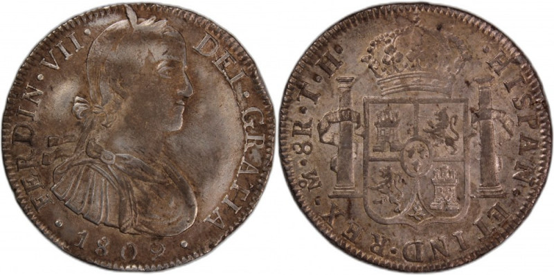 Mexico 8 Reales 1809 TH 
 Mexico 8 Reales 1809 TH &nbsp;8 Reales 1809 Mo TH Mex...