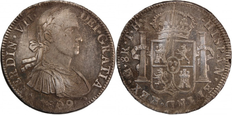 Mexico 8 Reales 1809 TH 
 Mexico 8 Reales 1809 TH Ferdinand VII Silver KM#110
...