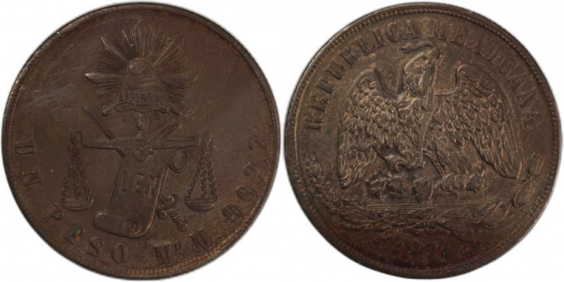 Mexico 1 Peso 1871 Mo M 
 Mexico 1 Peso 1871 Mo M Mexico 1 Peso 1871 Mo M Mexic...