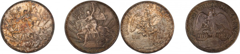 Mexico 1 Peso 1910 & 1911 (Lot of 2 Coins) 
 Mexico 1 Peso 1910 & 1911 (Lot of ...
