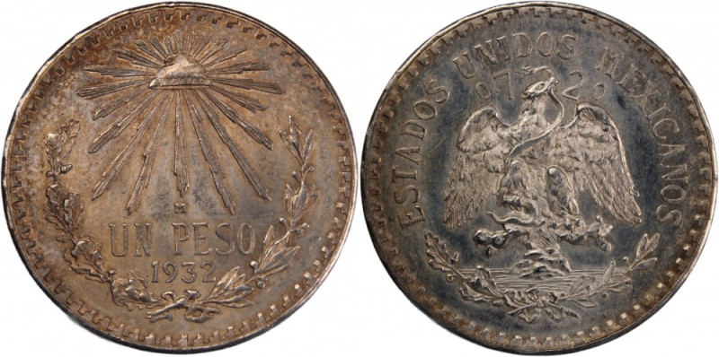 Mexico 1 Peso 1932 
 Mexico 1 Peso 1932 Mexico 1 Peso 1932&nbsp;closed '9' vari...